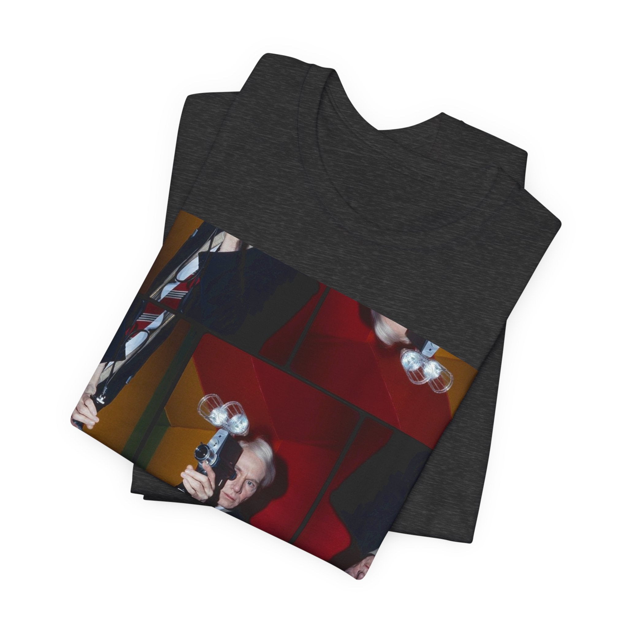 Abstract Andy Warhol Portrait Collage T‑Shirt