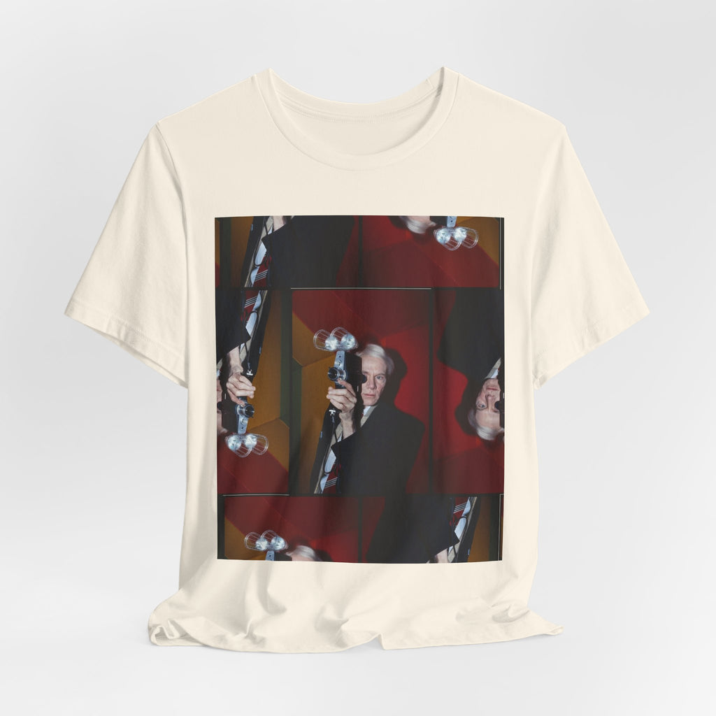 Abstract Andy Warhol Portrait Collage T‑Shirt
