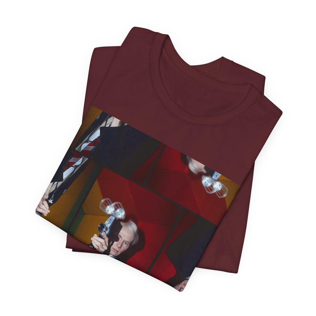 Abstract Andy Warhol Portrait Collage T‑Shirt