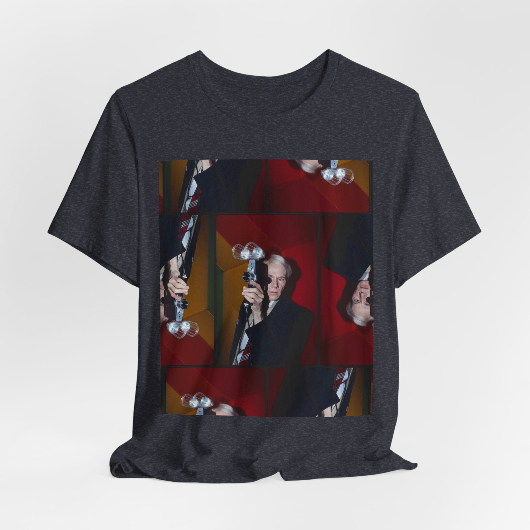 Abstract Andy Warhol Portrait Collage T‑Shirt