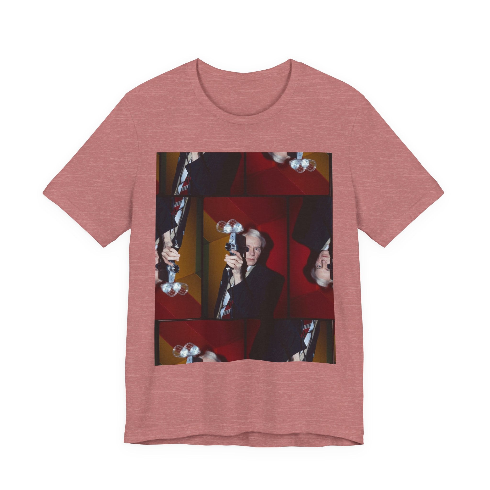 Abstract Andy Warhol Portrait Collage T‑Shirt
