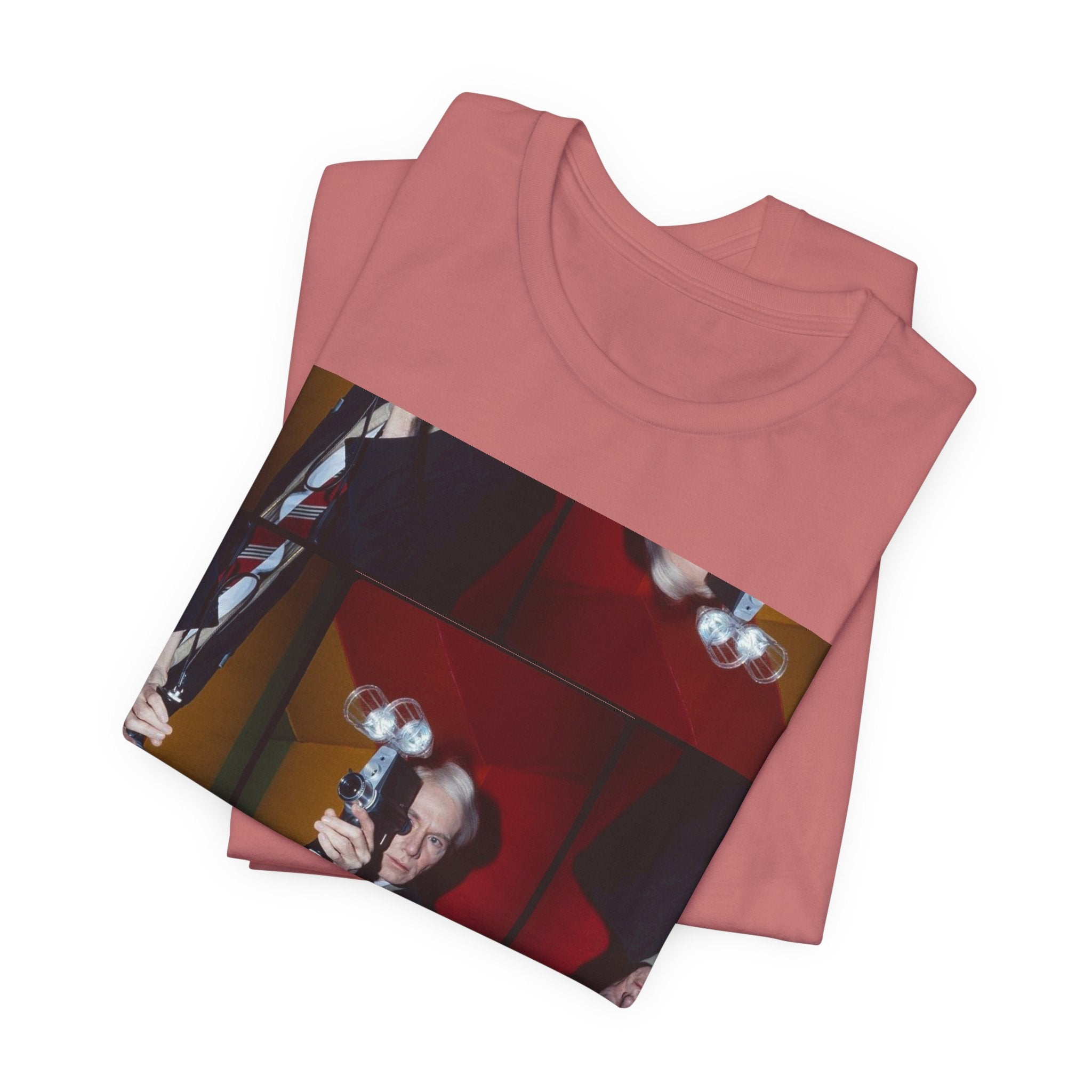 Abstract Andy Warhol Portrait Collage T‑Shirt