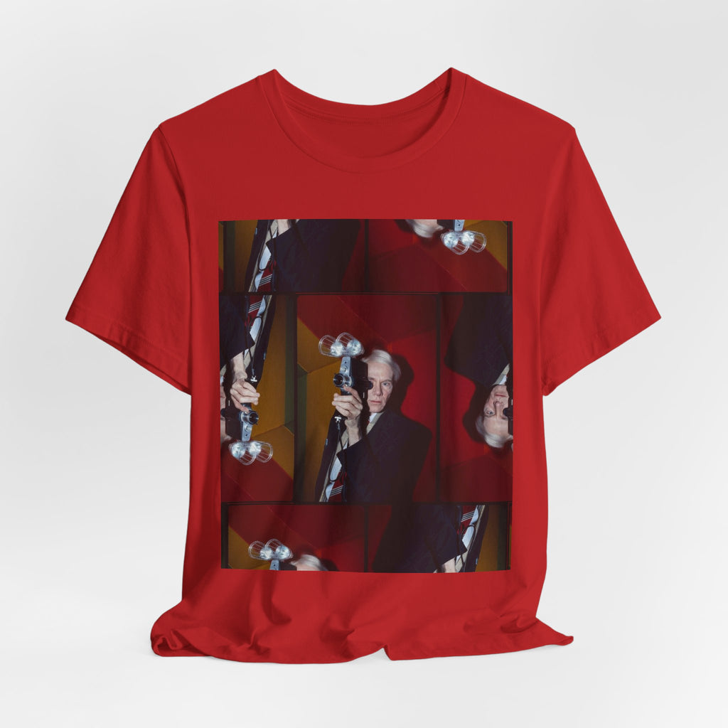 Abstract Andy Warhol Portrait Collage T‑Shirt