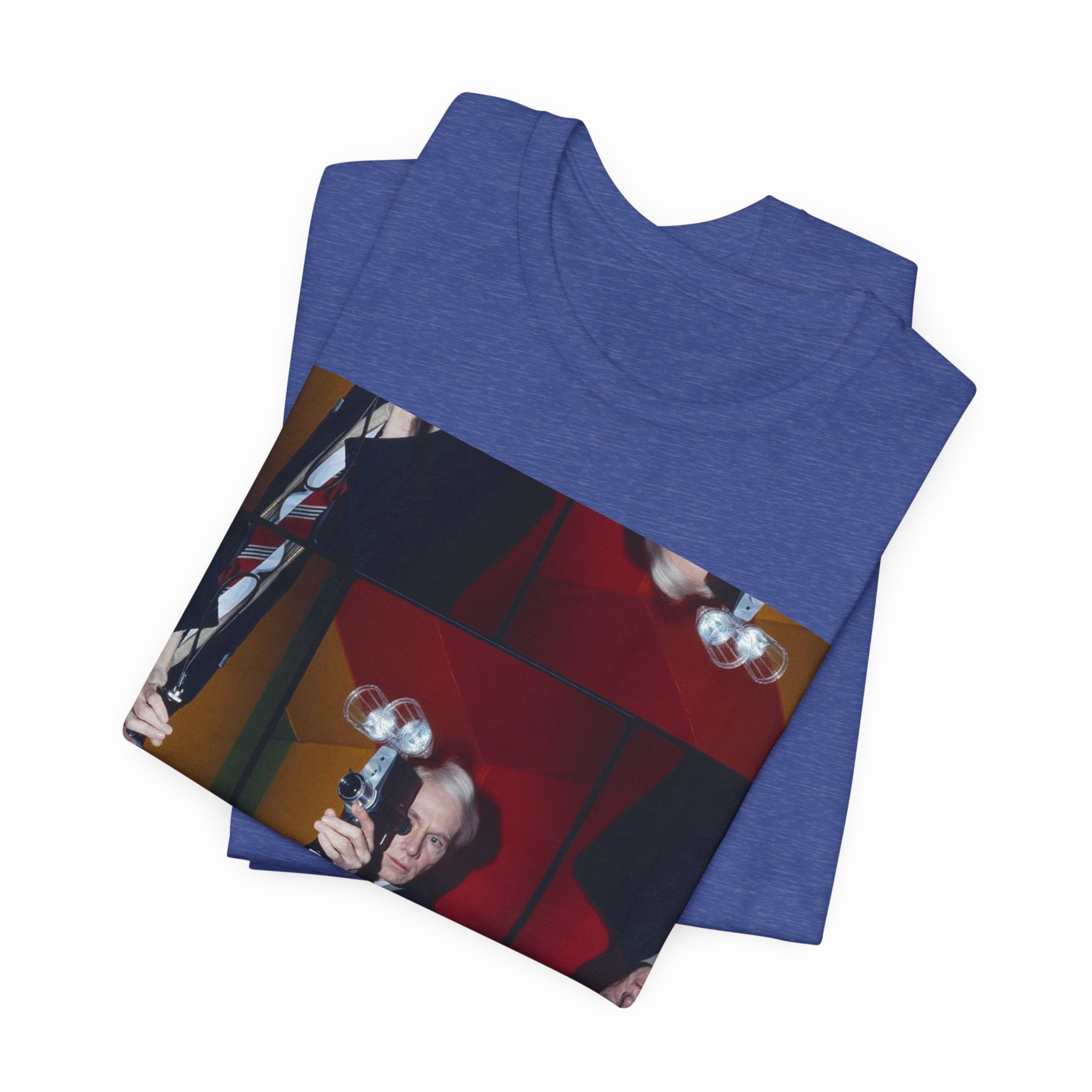 Abstract Andy Warhol Portrait Collage T‑Shirt