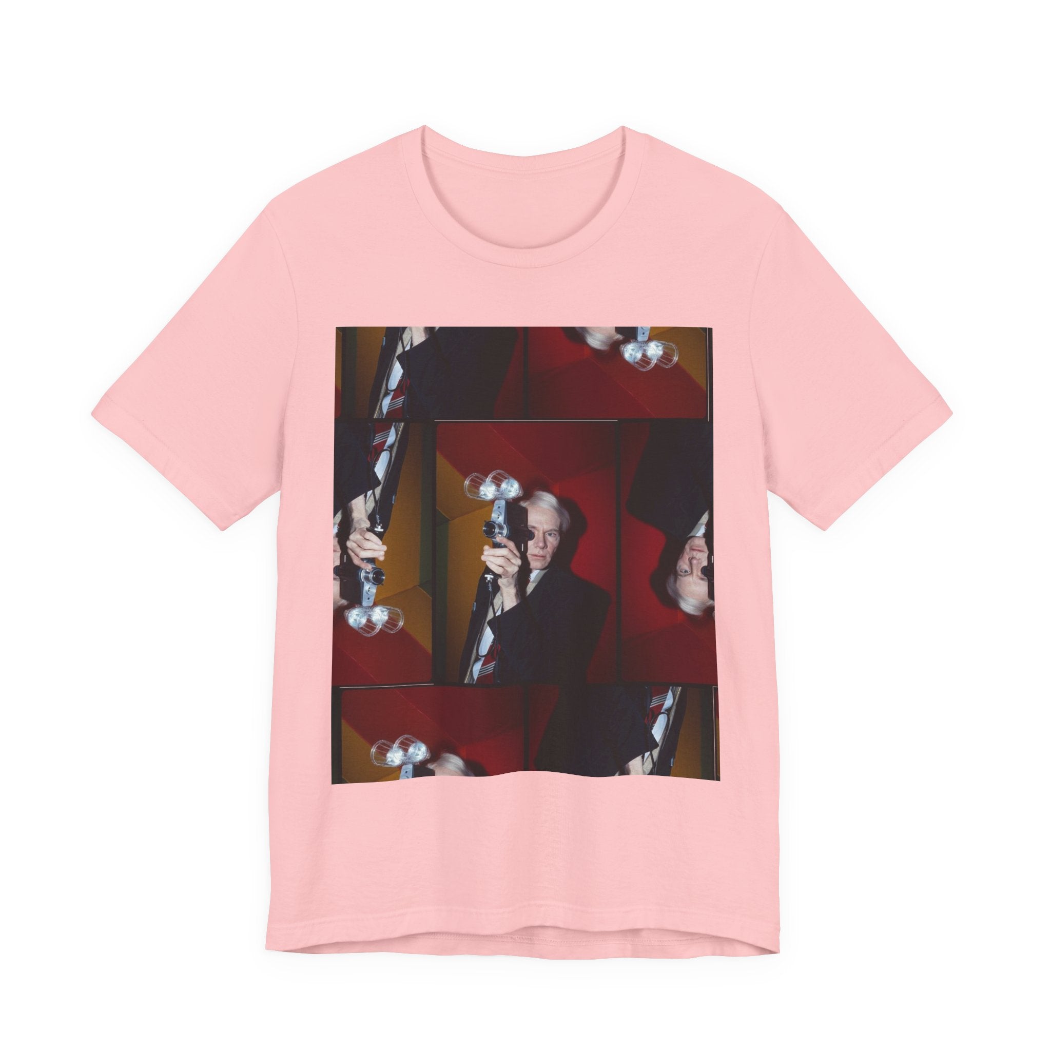 Abstract Andy Warhol Portrait Collage T‑Shirt