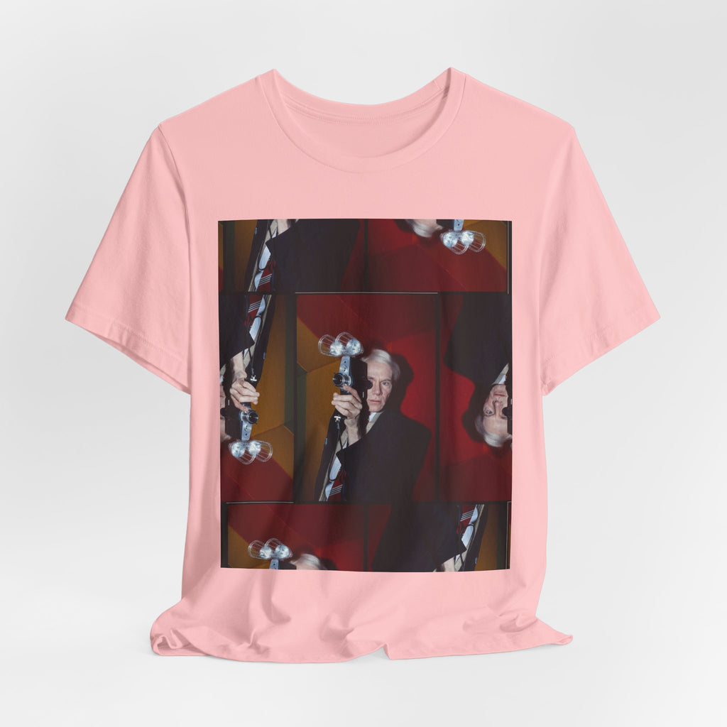 Abstract Andy Warhol Portrait Collage T‑Shirt
