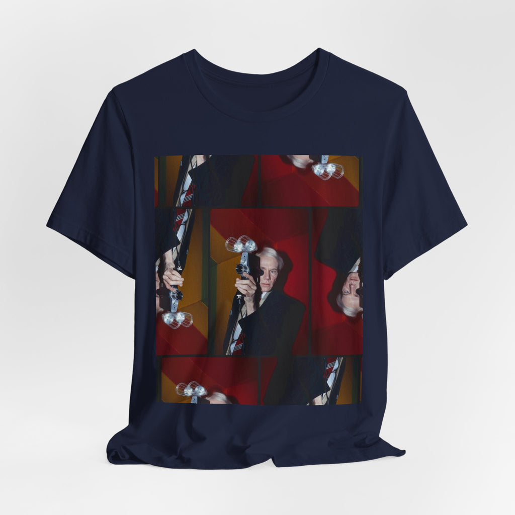Abstract Andy Warhol Portrait Collage T‑Shirt