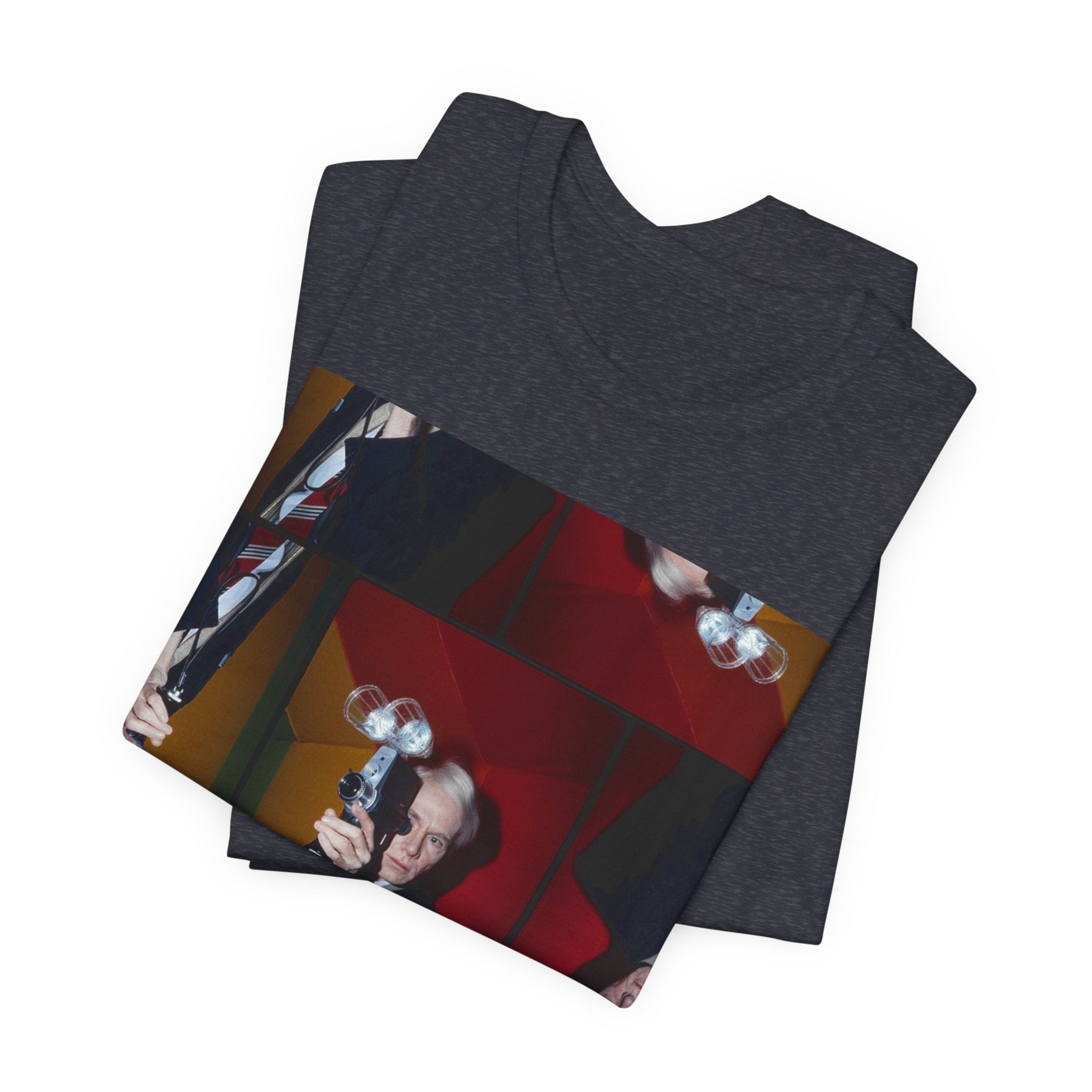 Abstract Andy Warhol Portrait Collage T‑Shirt