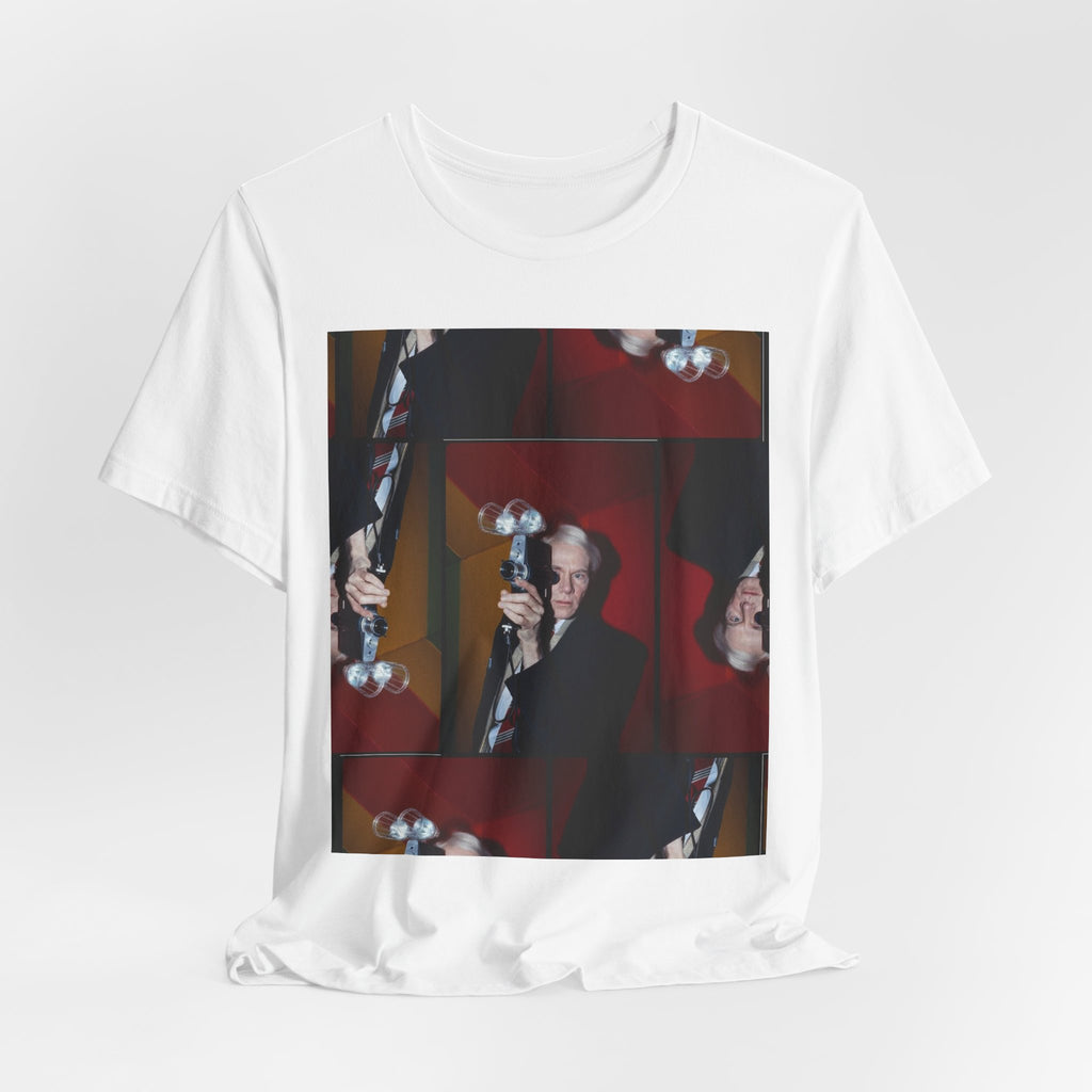 Abstract Andy Warhol Portrait Collage T‑Shirt
