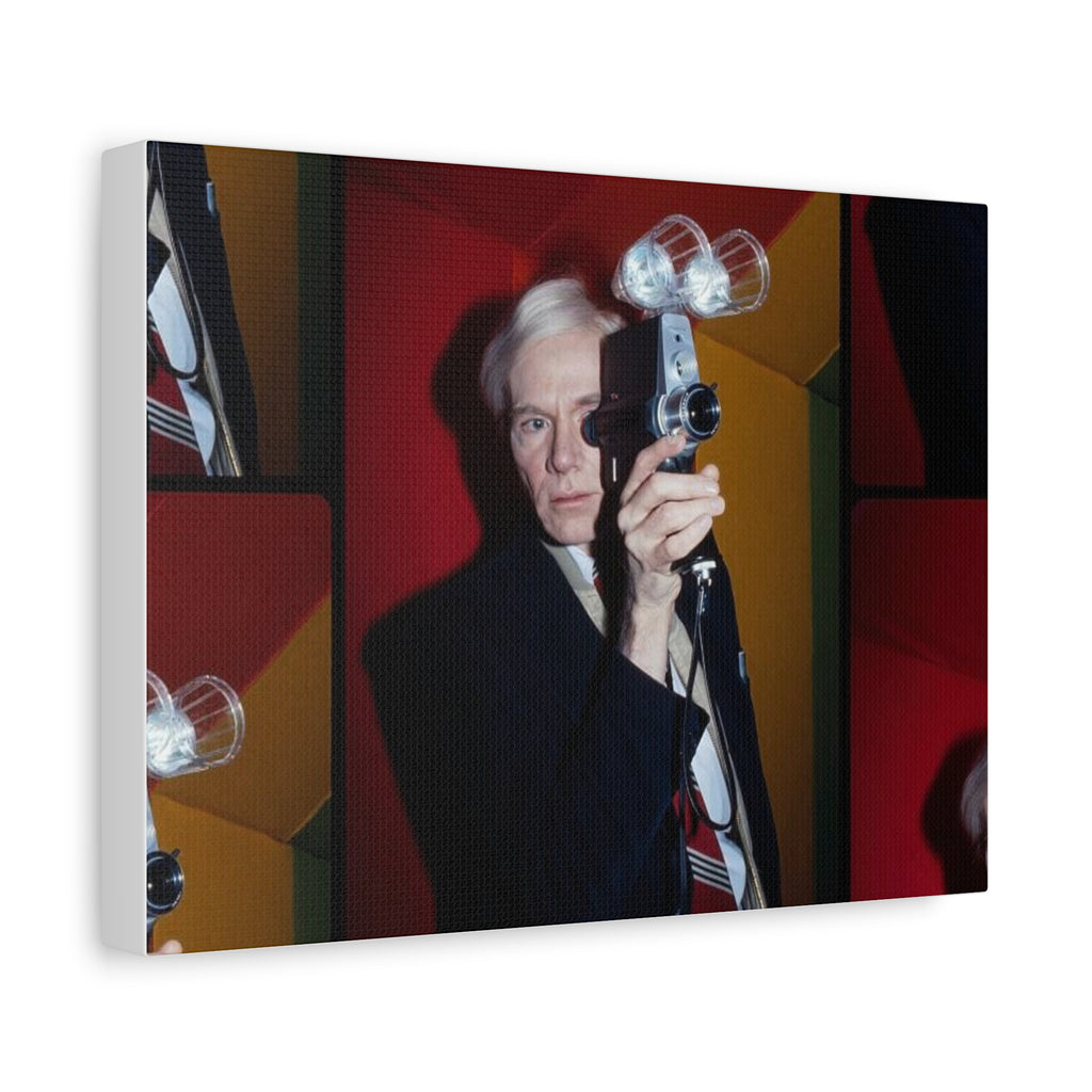 Vintage Film Camera Pop Art Canvas