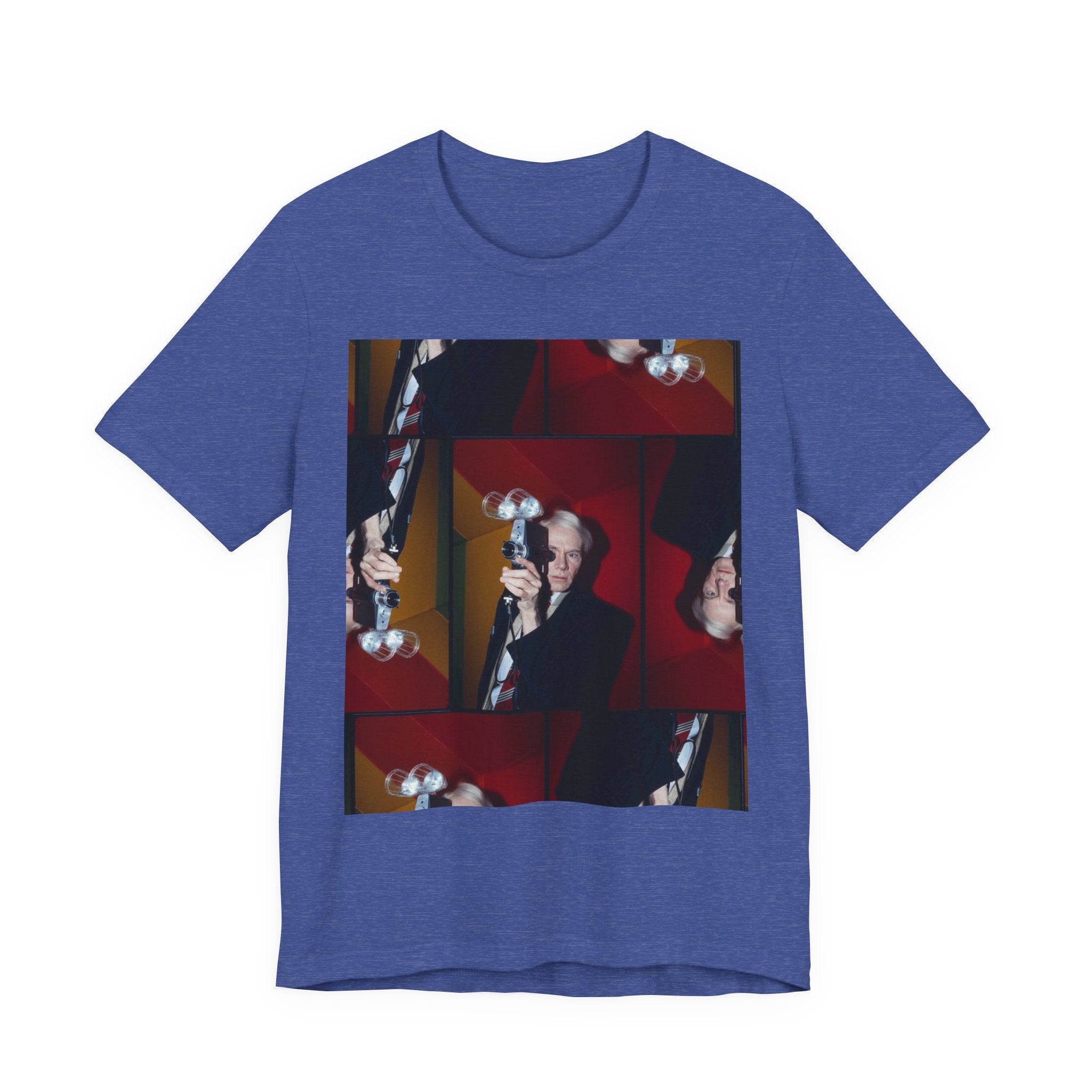 Abstract Andy Warhol Portrait Collage T‑Shirt