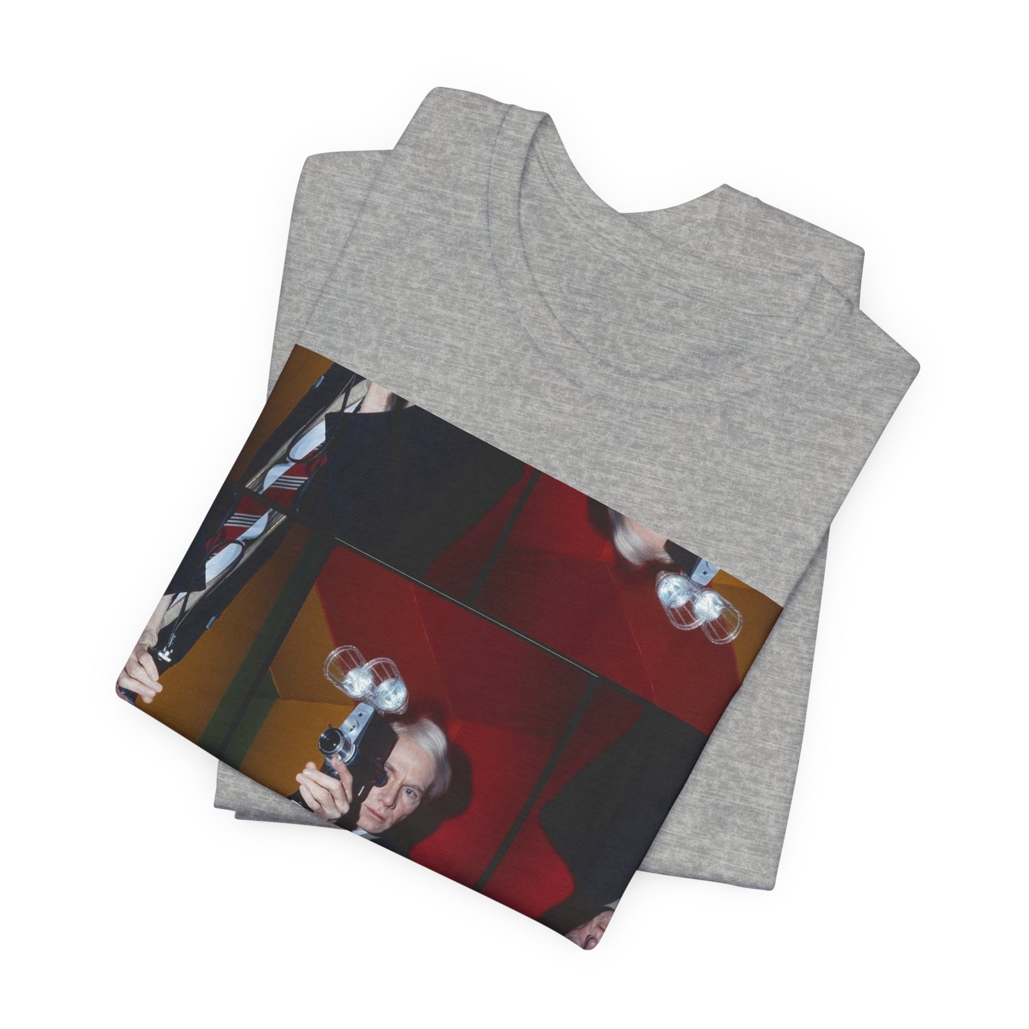 Abstract Andy Warhol Portrait Collage T‑Shirt