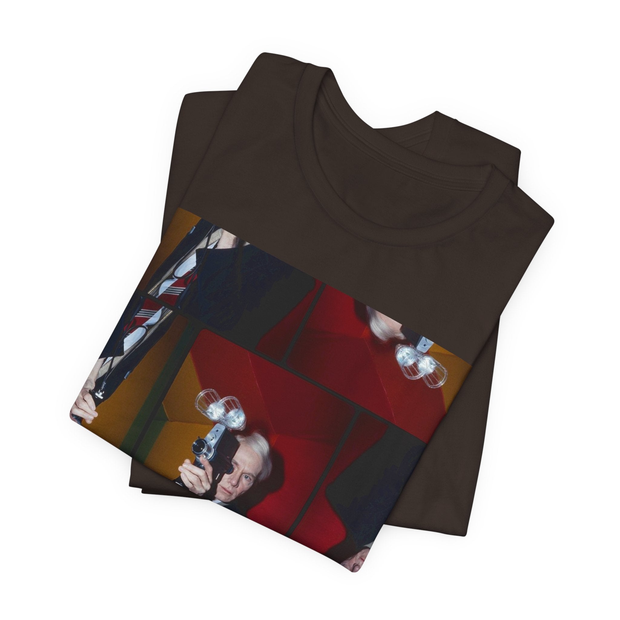 Abstract Andy Warhol Portrait Collage T‑Shirt