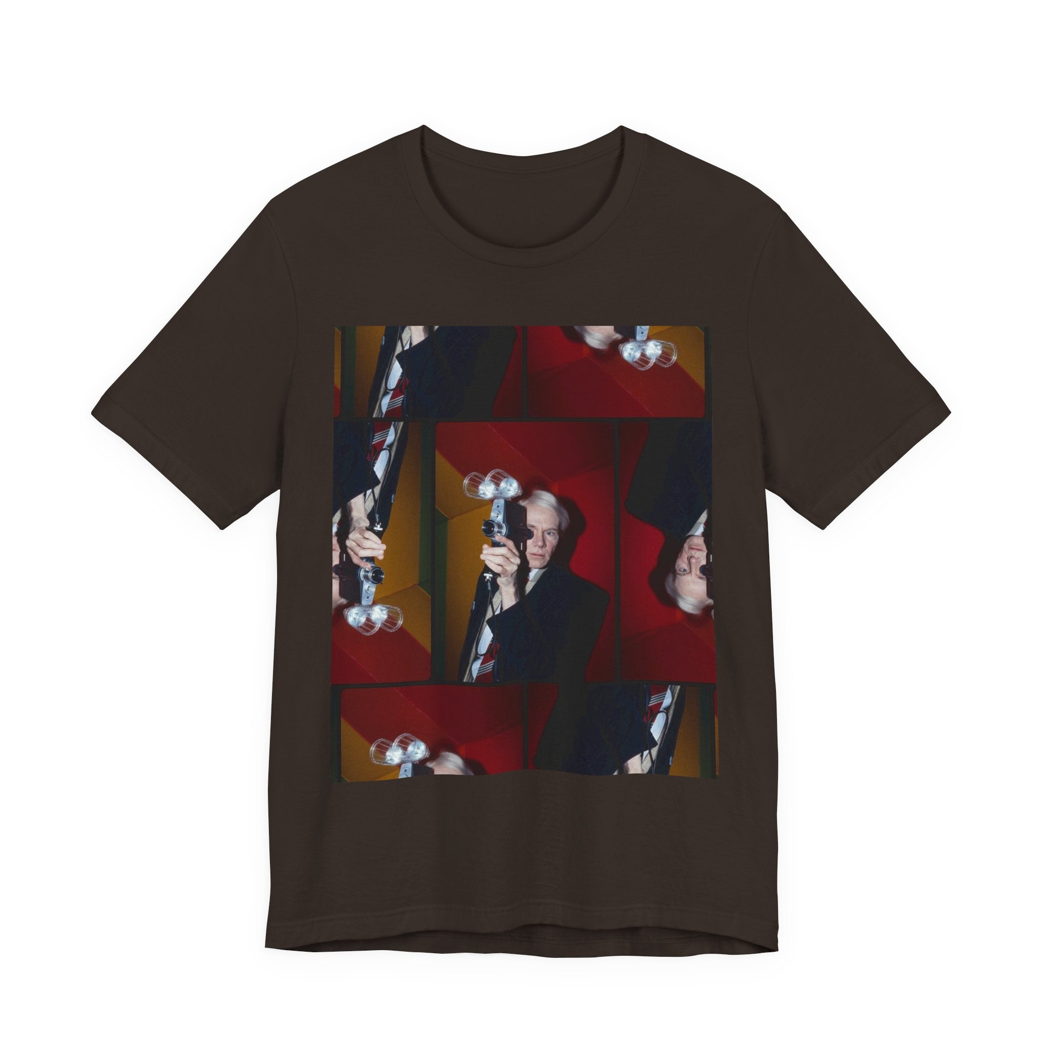 Abstract Andy Warhol Portrait Collage T‑Shirt