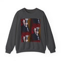 Crewneck Sweatshirt with Vintage Andy Warhol Camera Pop Art — Retro Photographer Portrait Design