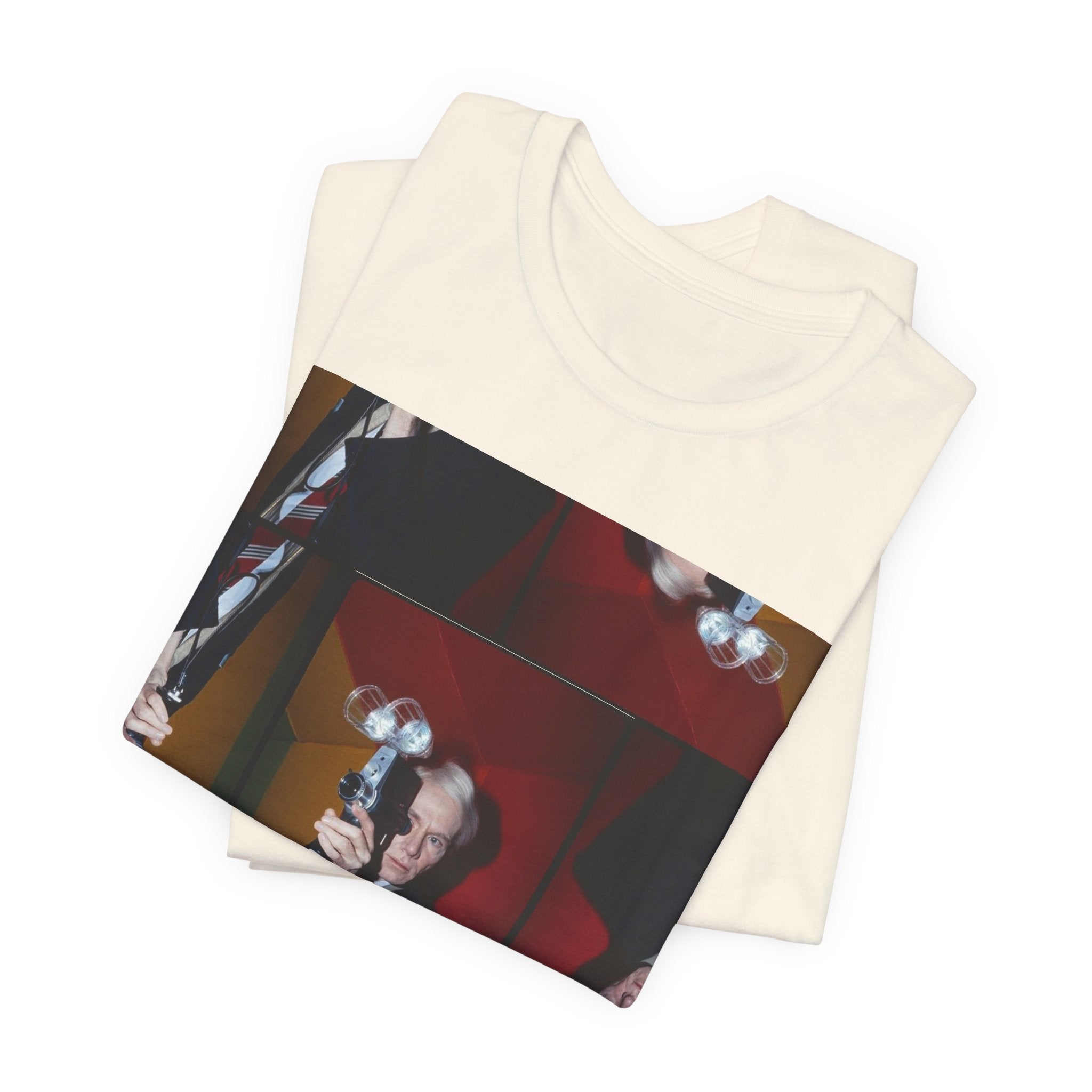 Abstract Andy Warhol Portrait Collage T‑Shirt