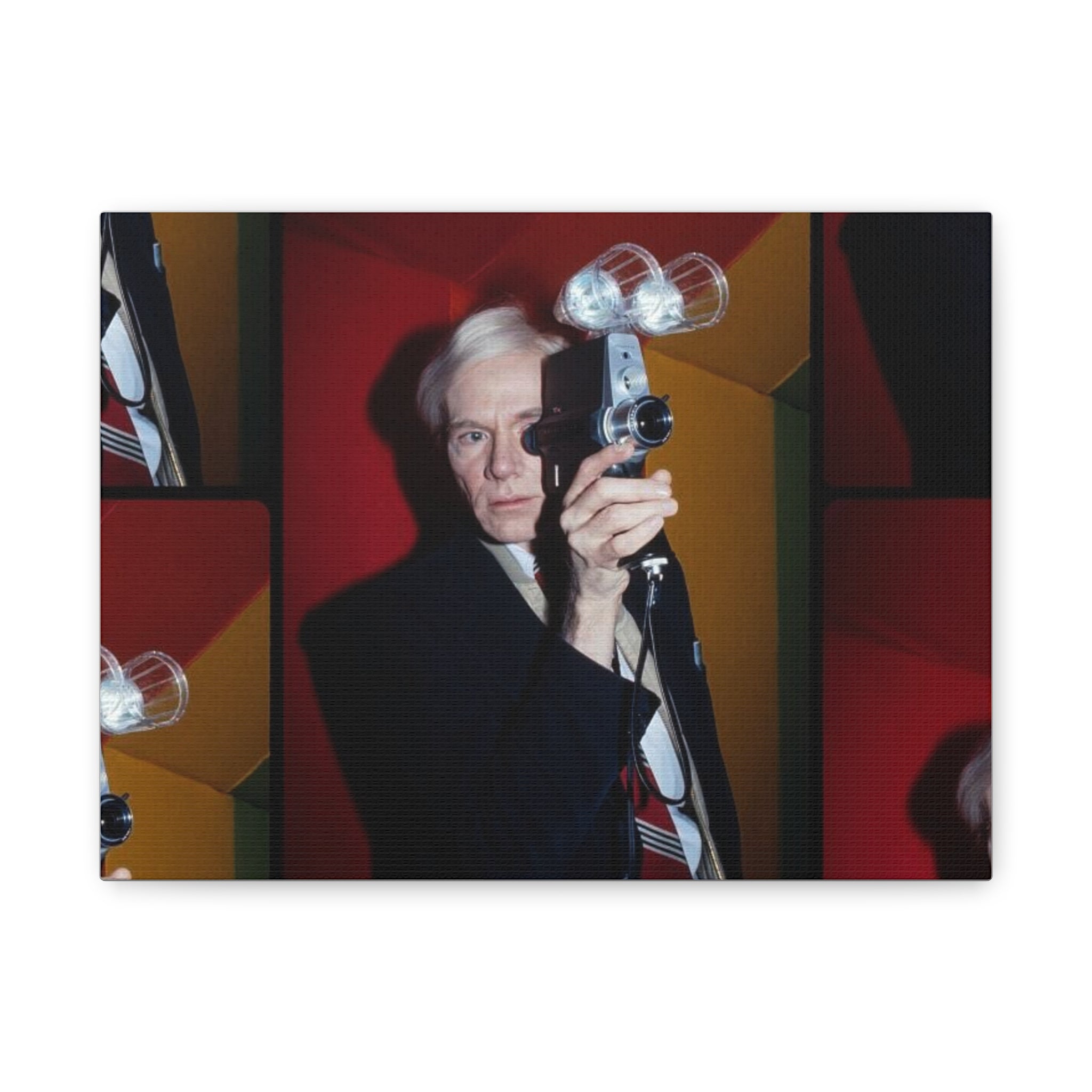 Vintage Film Camera Pop Art Canvas