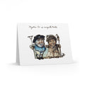 Vintage Shepherd Illustration Greeting Cards — Blank Note Cards (8/16/24 pcs)