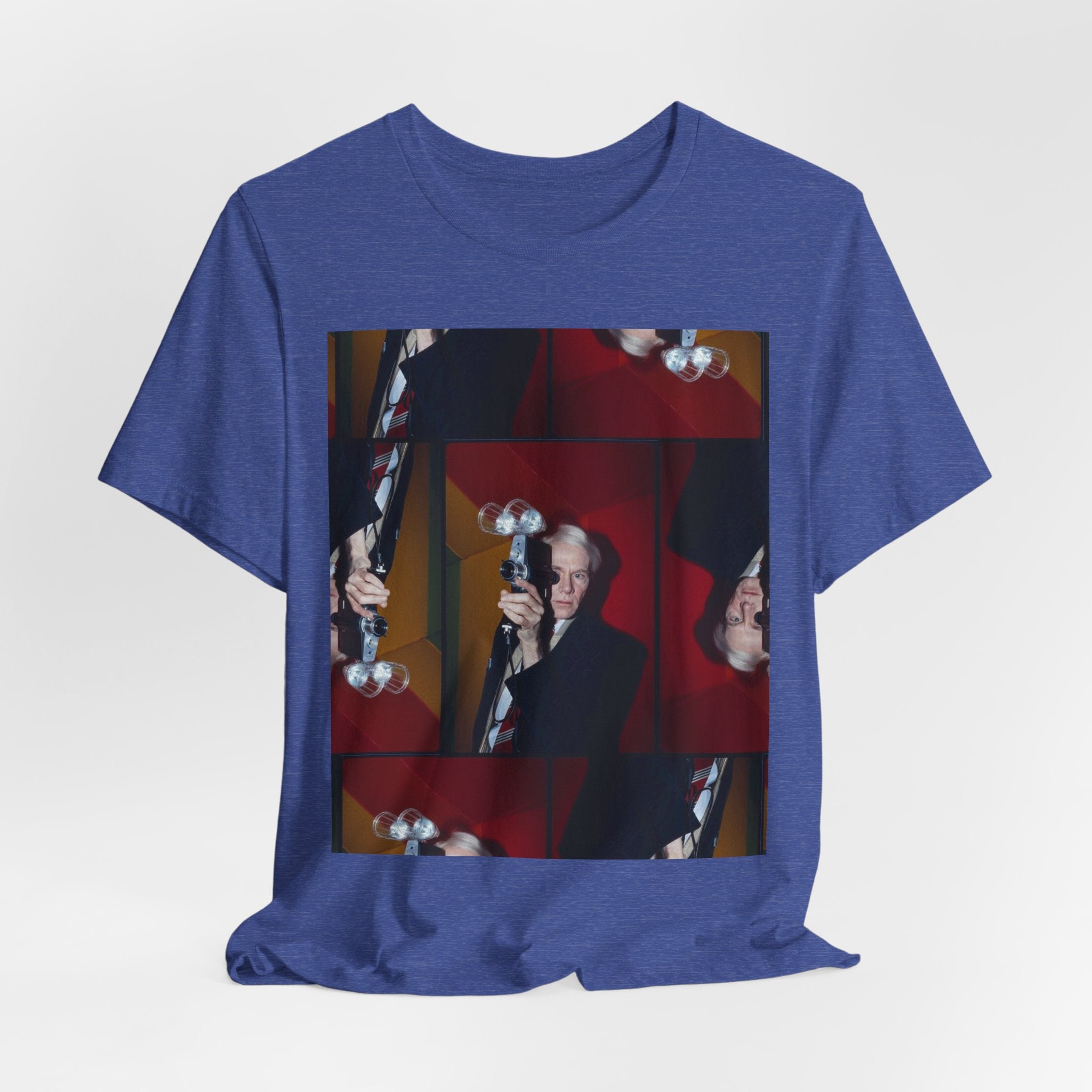 Abstract Andy Warhol Portrait Collage T‑Shirt