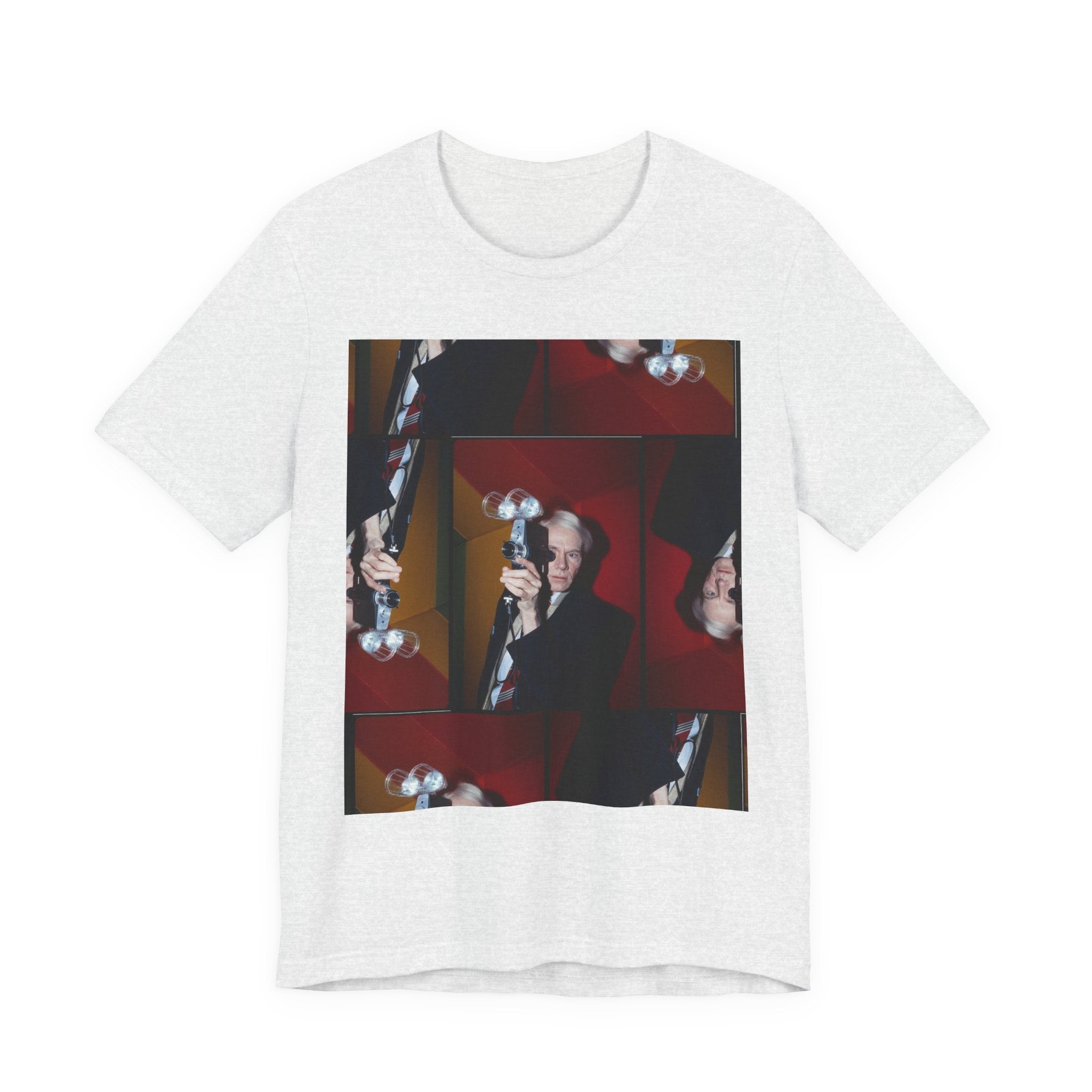 Abstract Andy Warhol Portrait Collage T‑Shirt