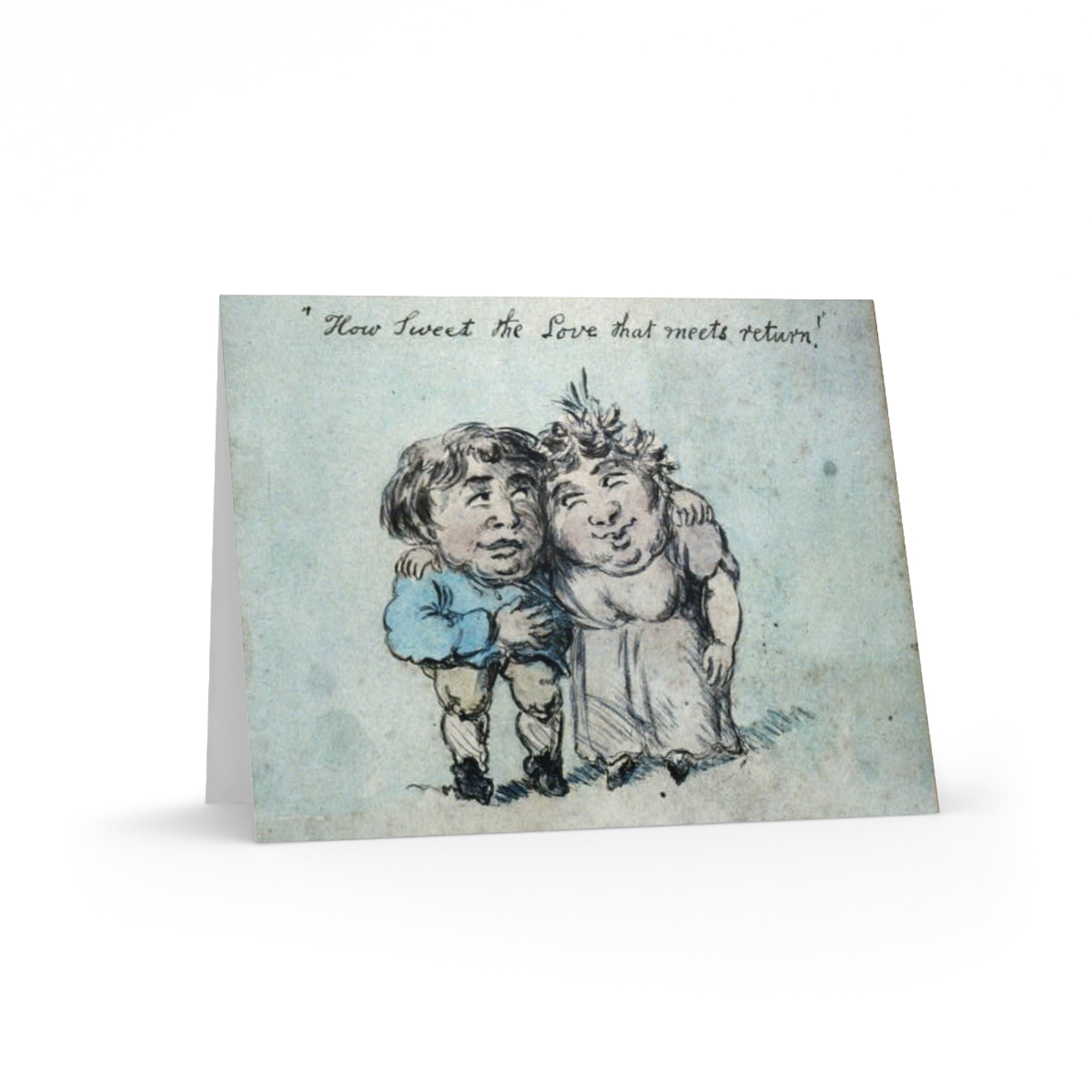 Vintage Illustration Greeting Card Set — 'True Friends & Sweet Moments' (8/16/24 pcs)