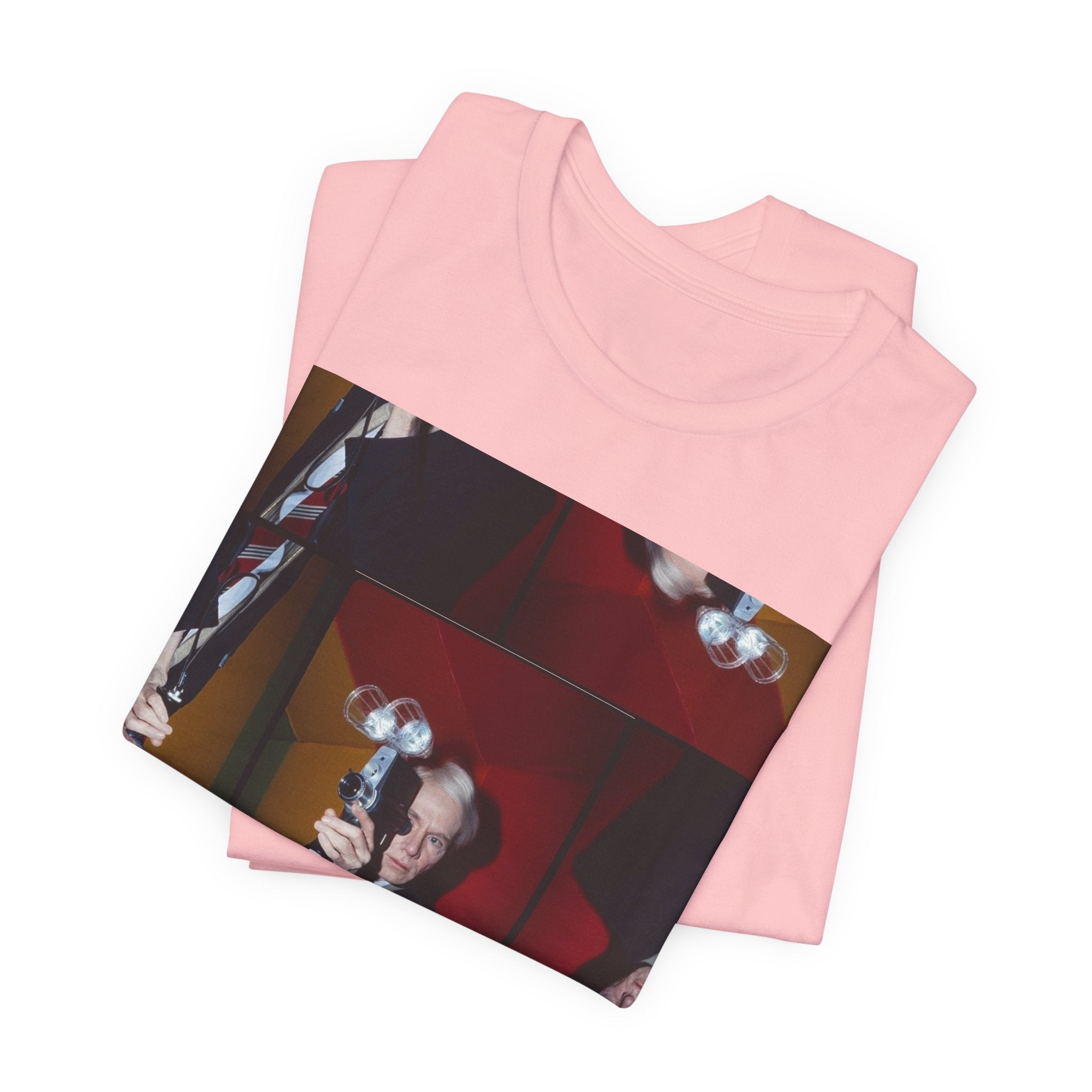 Abstract Andy Warhol Portrait Collage T‑Shirt