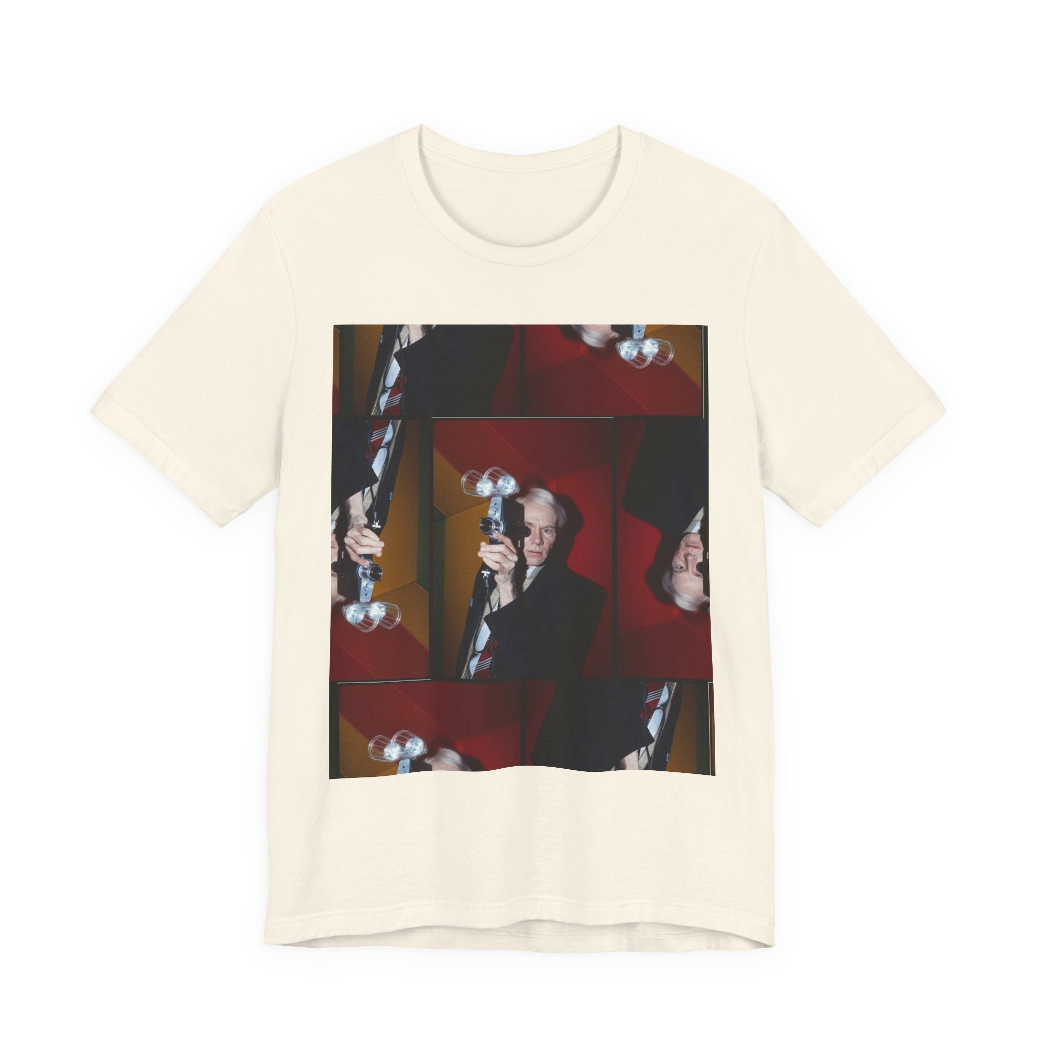 Abstract Andy Warhol Portrait Collage T‑Shirt
